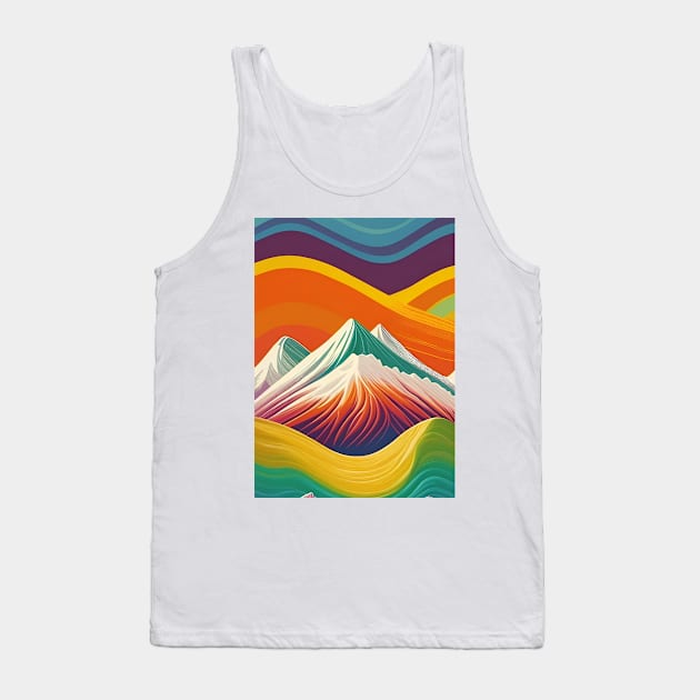 Rainbow Mountain Tank Top by AbundanceSeed